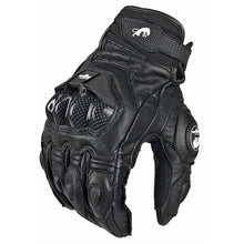 Load image into Gallery viewer, Black Moto Racing Gloves